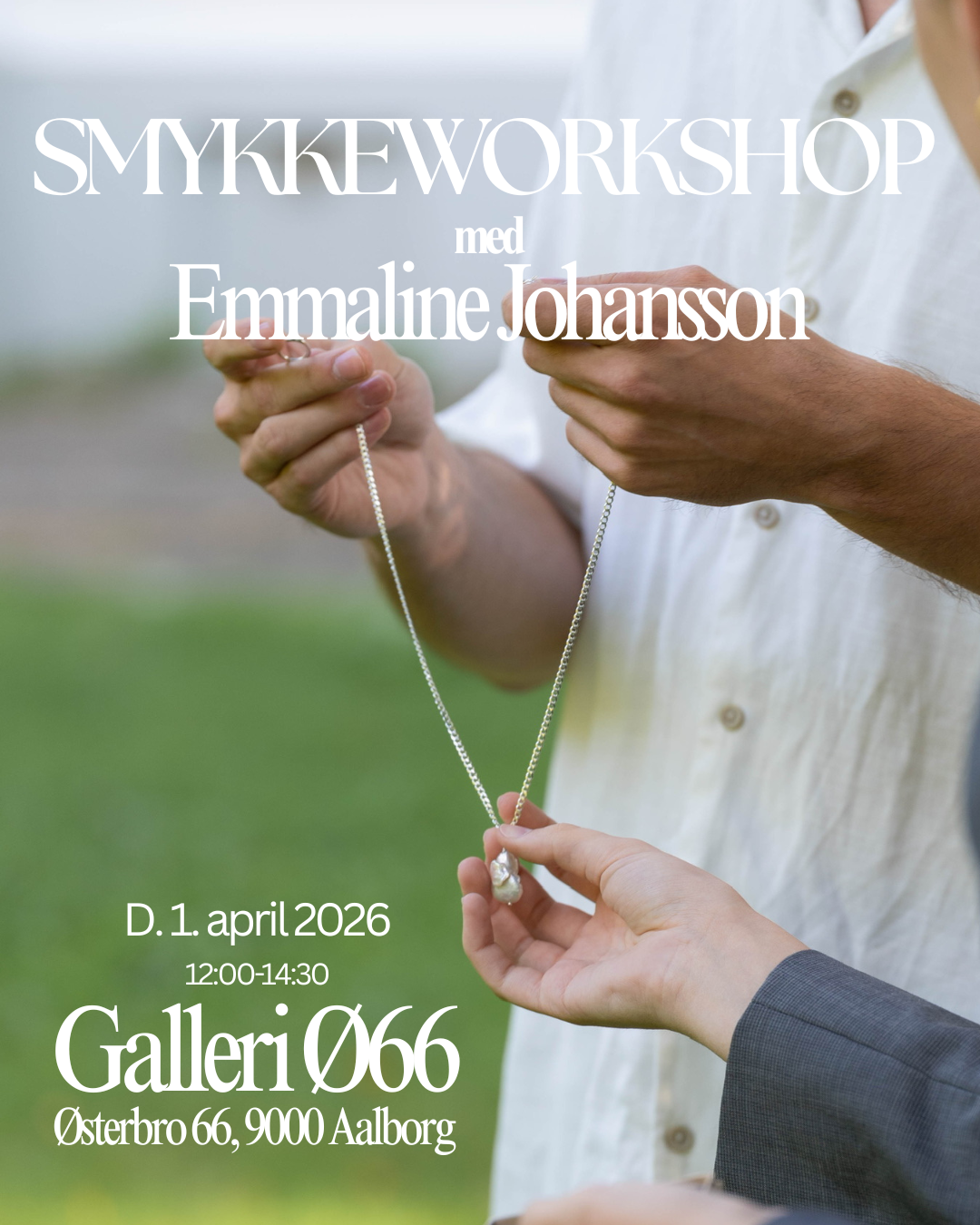 Billet til Smykkeworkshop med Emmaline Johansson d. 1. april 2026