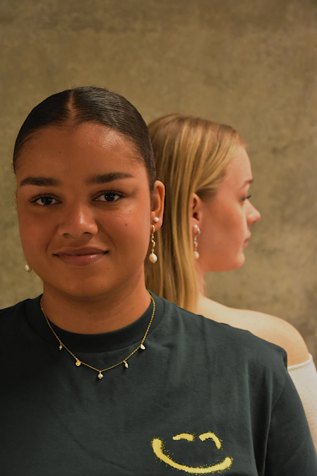 Karoline Øreringe Forgyldt